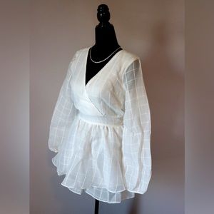 Brand New White Romper